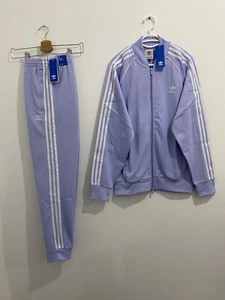 Adidas Originals Superstar Tracksuit Violet Tone White Size L - Picture 1 of 11