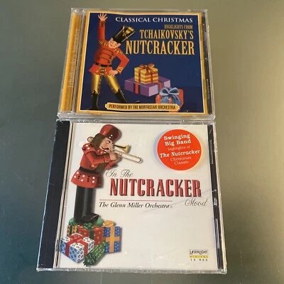 NEW CHRISTMAS 🎄 NUTCRACKER CD 2 LOT: Tchaikovsky’s & In Nutcracker Mood Foto 1 de 4