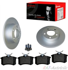 Bremsscheiben+Bremsbeläge Satz Brembo 245mm-HA-AUDI A6 4B,C5 Avant 1.9TDI,2.5TDI