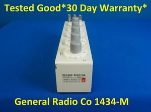 GenRad / General Radio / GR / IET 1434-M Decade Resistor (1434M)Tested Good - Picture 1 of 8