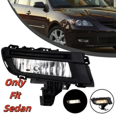 Faro antiniebla halógeno para parachoques delantero sedán DRL RH pasajero para Mazda 3 2007-2009 Foto 1 de 4