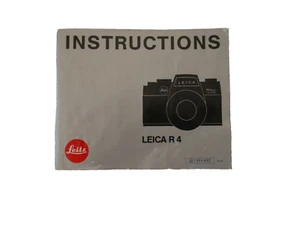 Leica R4 mot electronic instructions -english language - Picture 1 of 1