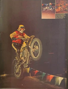 1972 Maico Flying High Original Motorcycle Pin Up - Picture 1 of 1
