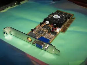 nVidia SU3-1B000\ MVGA-NVG11AM(400) 64MB W/TV AGP Video Card - Picture 1 of 2