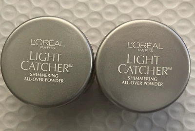 2 L'oreal LIGHT CATCHER Shimmering All Over Powder Highlighter COPPER LIGHT NEW - Image 1 of 2