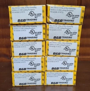 B & B TRADING LOCKING RECEPTACLE WJ-6436B E158723 - Picture 1 of 6