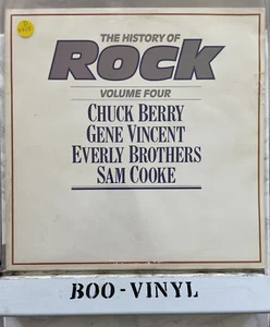 THE HISTORY OF ROCK VOL 4  CHUCK BERRY SAM COOKE VINYL RECORD EX / VG CON - Picture 1 of 7