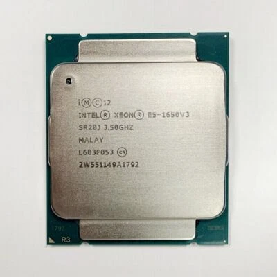 Intel Xeon E5-1650 V3 3.5GHz CPU 6-Core 15M SR20J 140W LGA2011-3 Processor - Image 1 of 4