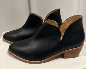 Nisolo Everyday Botín Cuero Talla 9.5 Mujer En Negro Nuevo - Imagen 1 de 11