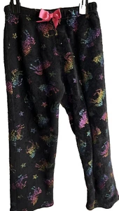 Pants Rainbow Unicorn Girls Sz 7/8 Fleece Bow At Waist - Picture 1 of 4