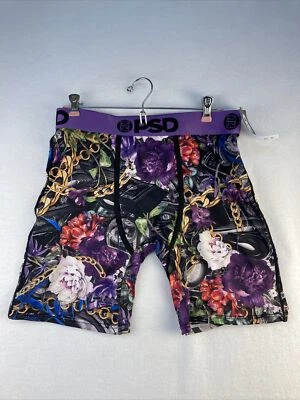 PSD Underwear Men's Money Flowers Gold Chains Boxer Briefs NWT New Size Large - Image 1 of 4