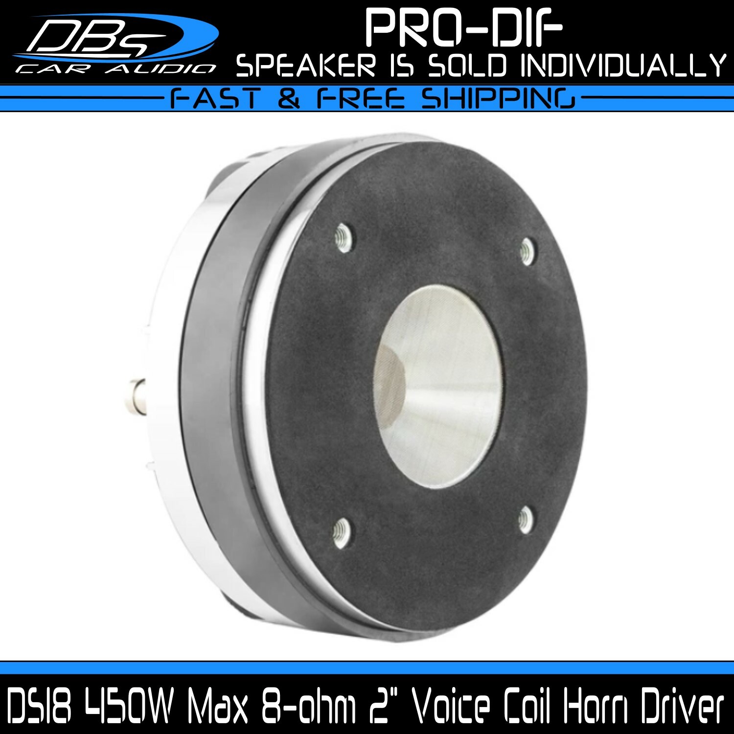 Phenolic Compression Horn Driver 8 ohm 