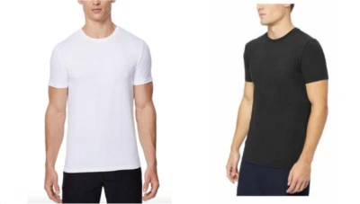 Camisa de manga corta 32 DEGREES Cool para hombre cuello redondo, 1,2,3 camisa Foto 1 de 4