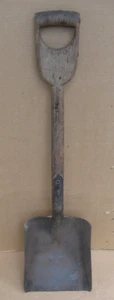 VINTAGE ANTIQUE PERRIN SEAMANS & Co. #3 WOOD SHOVEL WITH D HANDLE - Picture 1 of 20