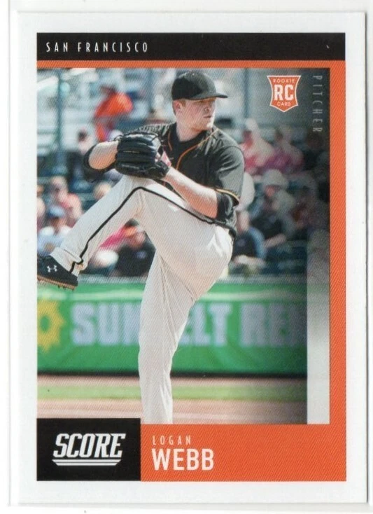 Logan Webb 2020 Chronicles Score Rookie Card #9 - Image 1 of 1