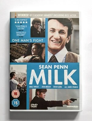 Milk DVD (2009) region 2 PAL Sean Penn James Franco Josh Brolin - Image 1 of 4