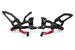 CNC Racing Ducati Streetfighter V4/S 2020> Adjustable Rearsets w/ Carbon Heels - Picture 1 of 1