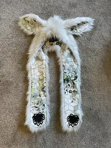 Mama Catz Crafts Succulent Geo Rabbit Handmade Faux Fur Spirithood Hat - Picture 1 of 2