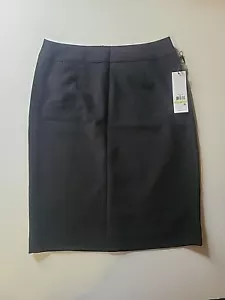 Falda lápiz CALVIN KLEIN negra con cremallera debajo de la rodilla para trabajar 4 - Imagen 1 de 3