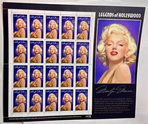 US Postage #1 Selling 1995 Stamp - MARILYN MONROE 32c 20 stamps MNH #2967 - Picture 1 of 1