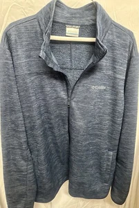 Columbia Herrenjacke dunkelblau durchgehender Reißverschluss Größe XL - Bild 1 von 8