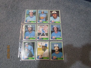 Topps 1981 Toronto Blue Jays Lot of various cards - used, but good condition - Picture 1 of 2