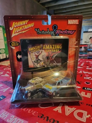 Johnny Lightning Spiderman Yesterday Today Diecast Car - Image 1 of 3