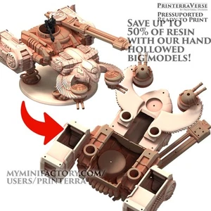 OSIRIAN Hammer Gunship for the Greater Good - Printerra - OPR Grimdark - Bild 1 von 5