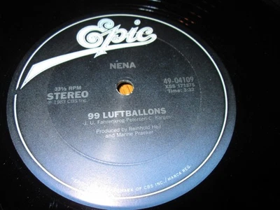 NENA 99 LUFTBALLONS 12" Single NM US EPIC VINYL NEW WAVE SYNTH-POP Foto 1 de 2