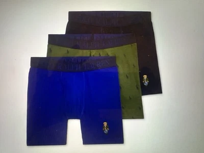 Nuevo en Paquete Polo Ralph Lauren Hombres Calzoncillos Boxer Conjunto de Regalo Paquete de 3 Talla M Foto 1 de 4