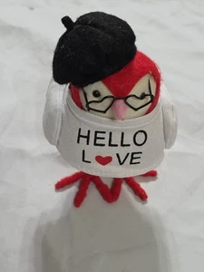 Target Spritz Feathered Friends Valentinstag Vogel Dekor 2018 Hello Love 6" EUC - Bild 1 von 9
