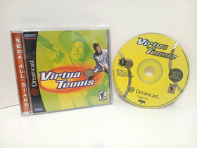 Virtua Tennis (Sega Dreamcast, 2000) Complete! Authentic - Tested & Works!