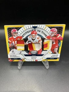 SSP 2024 Certified - Triple CHUNKY Patrick Mahomes Kelce, Worthy Rook Etch /10 - Picture 1 of 3