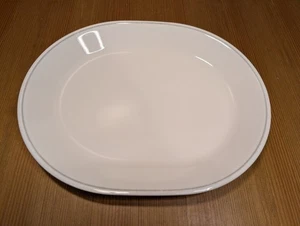 Corelle by Corning FLORAL WISP DESERT ROSE Oval Serving Platter 12.25" x 10" - Picture 1 of 8