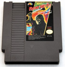 Nintendo NES FRIDAY THE 13TH Video Game Cartridge | Tested & Working
