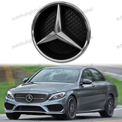 Front Grille Star Emblem Logo 2015-2018 For Mercedes Benz CLA250 C300 E350 NEW Foto 1 de 4
