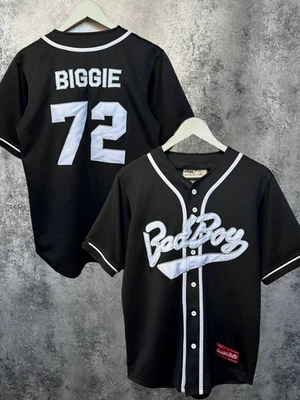 Authentic Invisible Bully #72 Bad Boy Biggie Baseball Jersey Notorious Big S - Image 1 of 4