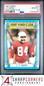 1987 TOPPS 1000 YARD CLUB #23 J.T. SMITH CARDINALS PSA 10 - Picture 1 of 3