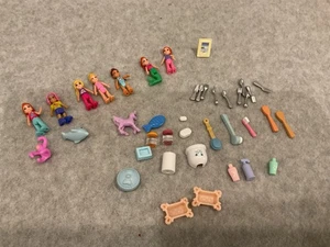 Polly Pocket Puppe Figur Tier Küchenutensilien Konvolut - Bild 1 von 6