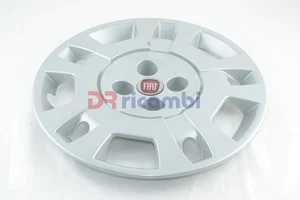 COPRICERCHIO COPRIRUOTA COPPA RUOTA 15" LOGO ROSSO PER FIAT IDEA - CEDAM 1265LR - Imagen 1 de 3