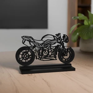 Triumph Speed Triple R Modello Decorazione 3D - Regalo per gli appassionati di moto - Foto 1 di 3
