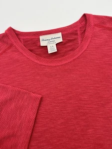 Tommy Bahama Reversible Performance T Shirt Men Large Red Island Zone Crew Neck - Picture 1 of 10