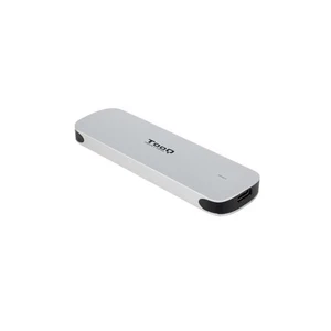 TOOQ TQE-2202S – External Enclosure for M.2 NGFF SSD, Aluminium, Silver - Afbeelding 1 van 7