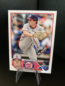 EVAN LEE ⚾️2023 Topps Chrome Series 1💥Base ROOKIE💥RC #243 Nationals💥MINT