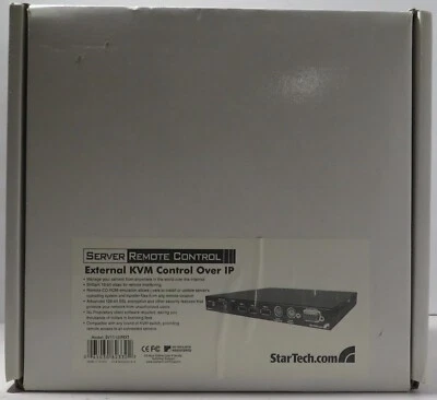 StarTech 1 Port USB PS/2 Server Remote Control IP KVM w/Virtual Media & Serial - Image 1 of 4