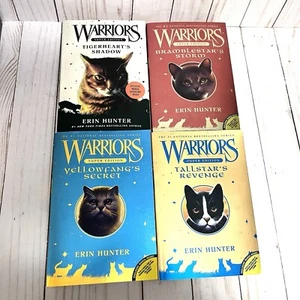 Lot of 4 Erin Hunter Warriors Super Edition Books - Picture 1 of 3