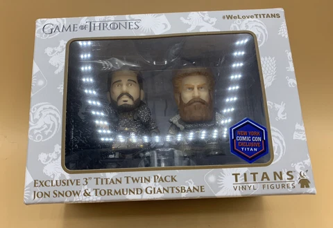 Game of Thrones - Jon Snow and Tormund - 3” Titan Vinyl Figure 2-Pack GOT Cover