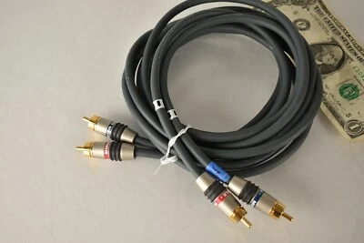 2m Pair  RCA Monster Cable Interlink 300 MKII RCA Stereo High Resolution Audio - Image 1 of 4