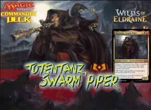 Totentanz, Swarm Piper MTG EDH Commander Deck, Rat Tribal - Bild 1 von 8
