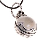 Amulett Gotland Sphäre Mittelalter Wikinger Kugel Anhänger Bronze/Versilbert